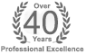 Over 40 Years Professional Excellence
